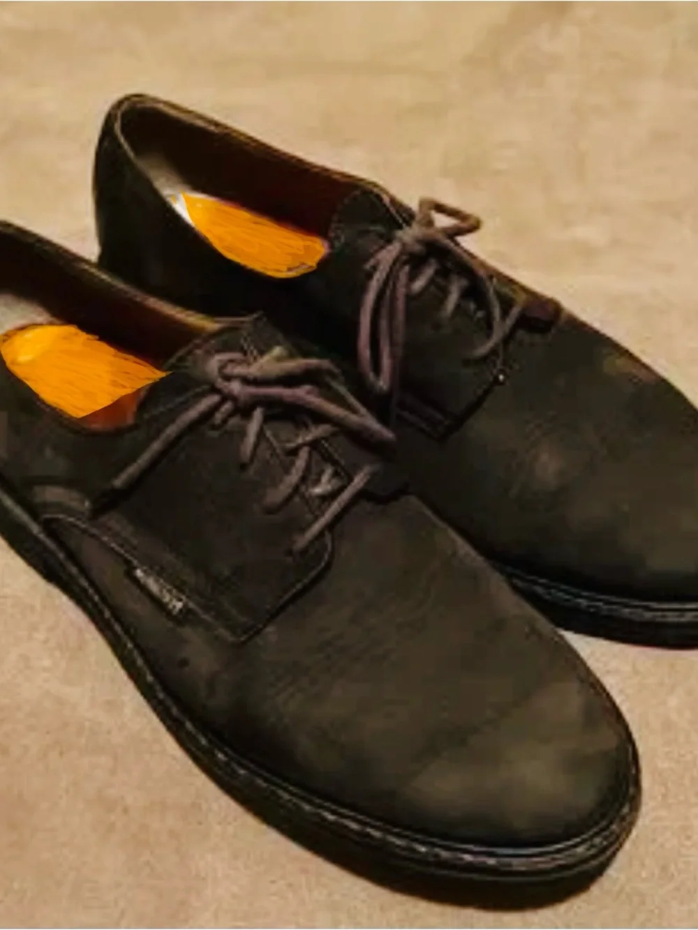 Mens Mephisto nubuck leather oxfords